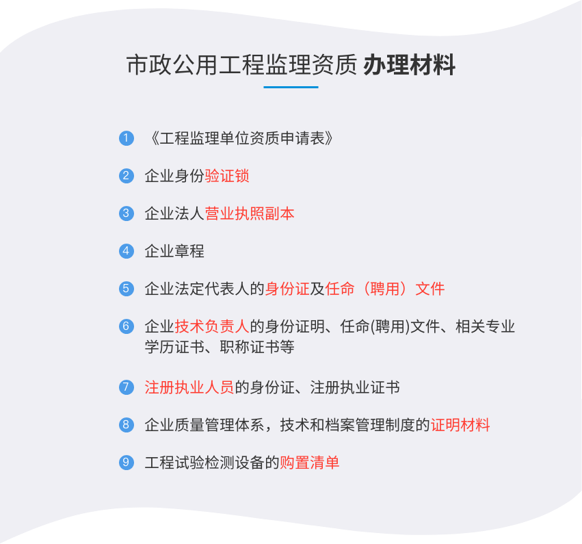 市政公用工程监理资质图3